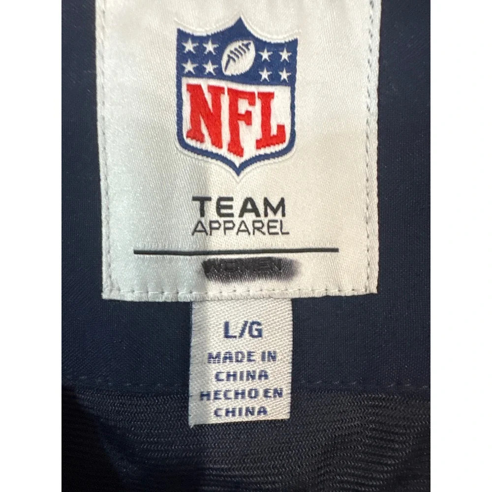 NFL‎ Team Apparel Chicago Bears Womens Navy Blue Softshell Zip Jacket Large